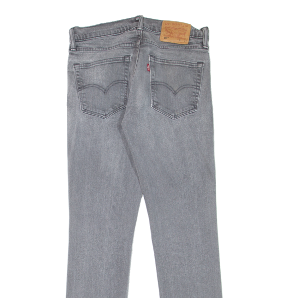 LEVI S 511 Jeans Mens Grey Slim Straight W28 L30 on Sale