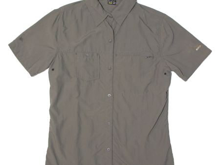 SALEWA Utility Womens Worker Shirt Grey UK 14 Hot on Sale