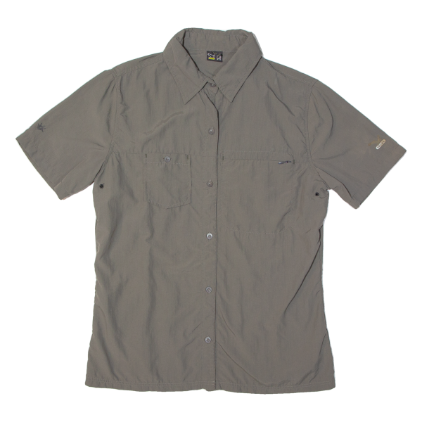 SALEWA Utility Womens Worker Shirt Grey UK 14 Hot on Sale