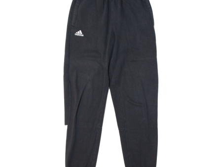 ADIDAS Mens Joggers Black Tapered S W26 L29 For Cheap