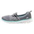 SKECHERS Low Top Trainers Grey Synthetic Womens UK 7 Cheap