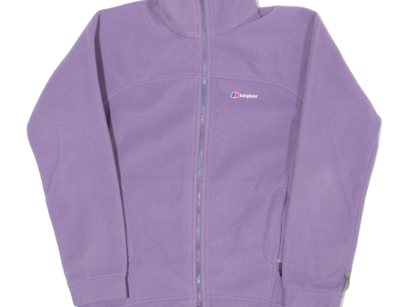 BERGHAUS Womens Fleece Jacket Purple UK 10 Cheap