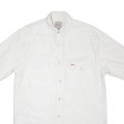 TEDDY S Mens Plain Shirt White M Cheap