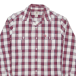 TIMBERLAND Mens Shirt Red Check Long Sleeve S Online Hot Sale