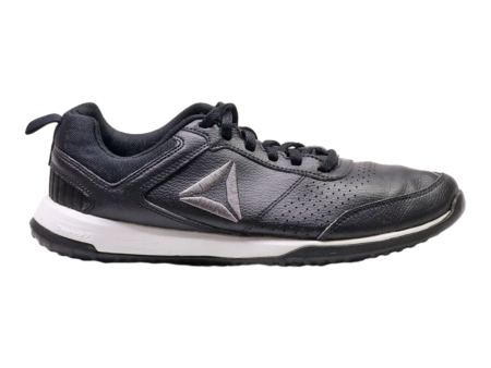 REEBOK Sneaker Trainers Black Leather Mens UK 7 For Discount