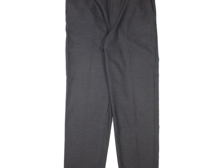 WARREN & PARKER Mens Trousers Grey Regular Straight W34 L31 Fashion