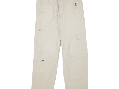 BIAGGINI Outdoor Cargo Mens Trousers Beige Regular Straight Cashmere W31 L31 Discount