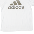 ADIDAS Womens T-Shirt White L Online Hot Sale