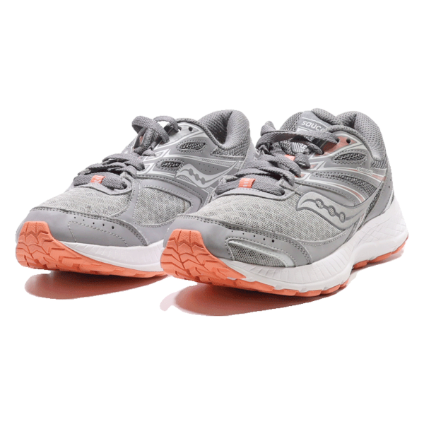 SAUCONY COHESION13 Sneaker Trainers Grey Synthetic Womens UK 4.5 Supply