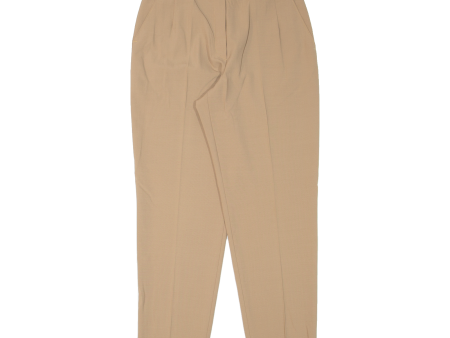 ROSNER Womens Trousers Beige Regular Mom Wool W27 L29 Discount