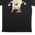 SPONGEBOB SQUAREPANTS Womens T-Shirt Black 2XL on Sale