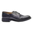 SCOTT Derby Shoes Black Leather Mens UK 9.5 For Discount