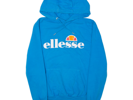 ELLESSE Womens Blue Hoodie UK 10 Online