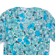 Womens Printed Blouse Blue Floral M For Discount