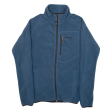 SHERPA Mens Fleece Jacket Blue XS Online now