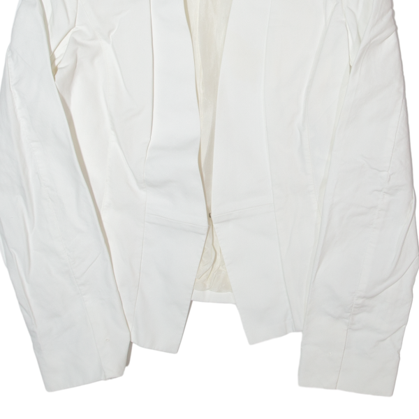 SPORTMAX Womens Blazer Jacket White UK 8 For Discount