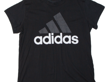 ADIDAS Womens T-Shirt Black L Supply