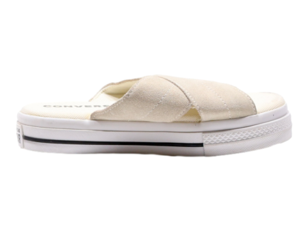 CONVERSE Slider Sandals Beige Synthetic Womens UK 3 Supply