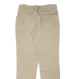 THE HERMIT TO ENDURE Mens Trousers Beige Slim Straight W30 L28 on Sale