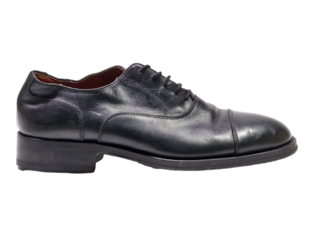 VELASCA Oxford Shoes Black Leather Mens UK 7 Cheap