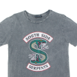 RIVERDALE Southside Serpents Mens T-Shirt Grey USA S on Sale