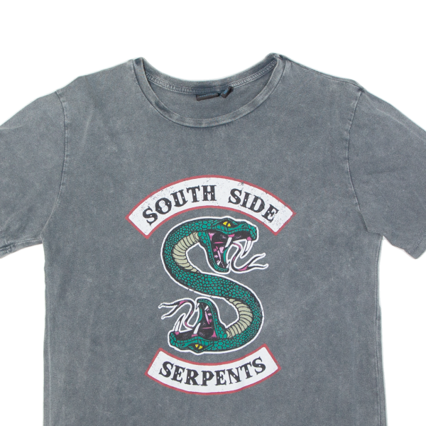 RIVERDALE Southside Serpents Mens T-Shirt Grey USA S on Sale