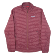 SHERPA Insulated Mens Puffer Jacket Maroon S For Cheap