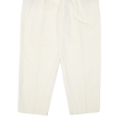 TUZZI Pleated Womens Trousers Cream Regular Mom 90s Wool W28 L28 For Cheap