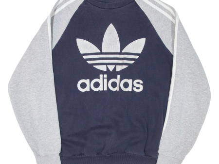 ADIDAS Boys Sweatshirt Blue L Online now