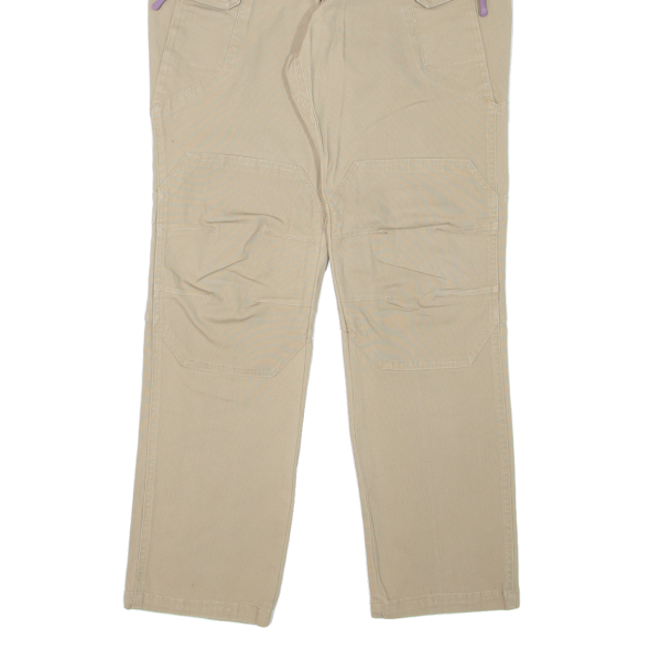 THE HERMIT TO ENDURE Mens Trousers Beige Slim Straight W30 L28 on Sale