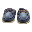 TIMBERLAND Denim Boat Shoes Blue Cotton Mens UK 11 Cheap