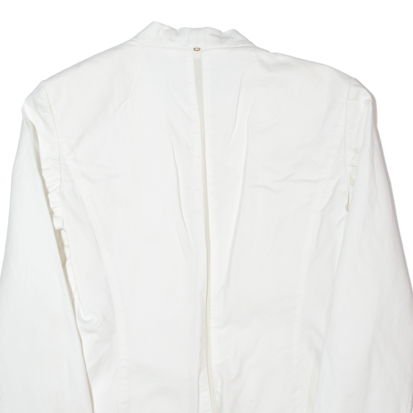 SPORTMAX Womens Blazer Jacket White UK 8 For Discount