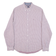 TOMMY HILFIGER New York Fit Mens Shirt Red Check Long Sleeve L Online now