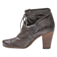 ALBERTO FERMANI Heeled Ankle Boots Brown Leather Womens UK 4 Fashion