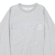 ADIDAS Boys Sweatshirt Grey M Hot on Sale