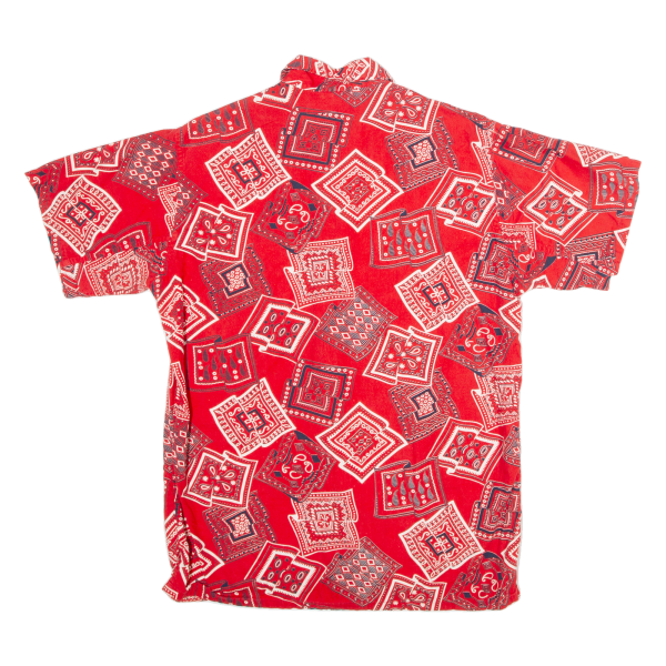 SMARTLY STYLED CASUAL WEAR Mens Shirt Red Crazy Pattern S Online Hot Sale