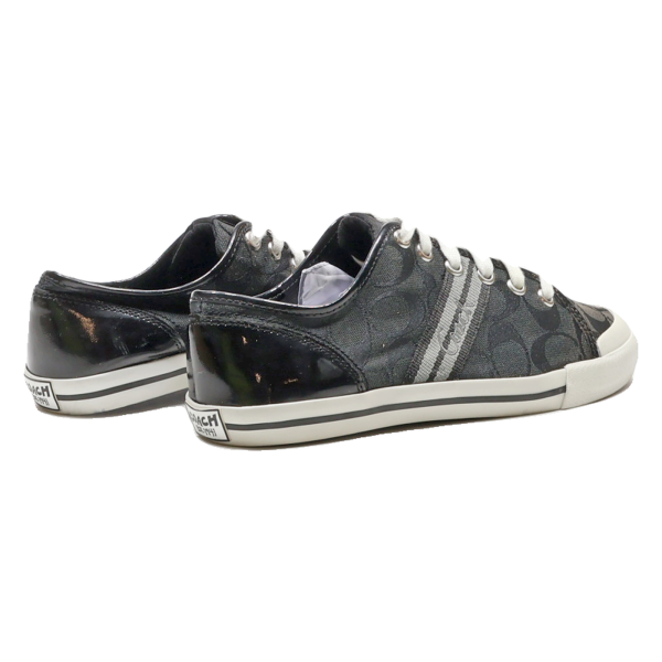 COACH Low Top Trainers Black Synthetic Womens UK 6 For Discount