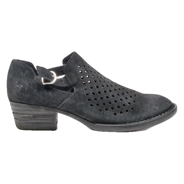 BORN Monk Shoes Black Suede Womens UK 7.5 Online now