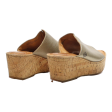 BORN Wedge Heels Beige Synthetic Womens UK 3 For Sale