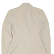 CCH Womens Blazer Jacket Beige S Fashion