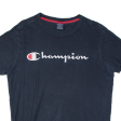 CHAMPION Womens T-Shirt Blue M Online Sale