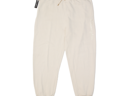 CHAMPION Womens Joggers Cream Tapered XL W36 L27 Supply