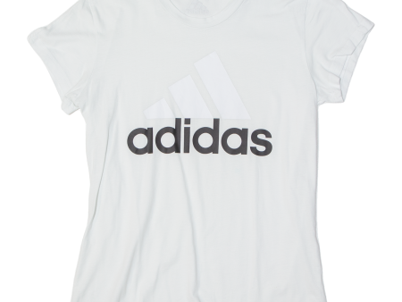 ADIDAS Stretch Womens T-Shirt White M Sale