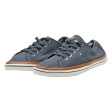 TOMMY HILFIGER Low Top Trainers Blue Canvas Womens UK 6 Online now