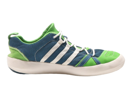 ADIDAS Low Top Trainers Green Synthetic Boys UK 5.5 Online