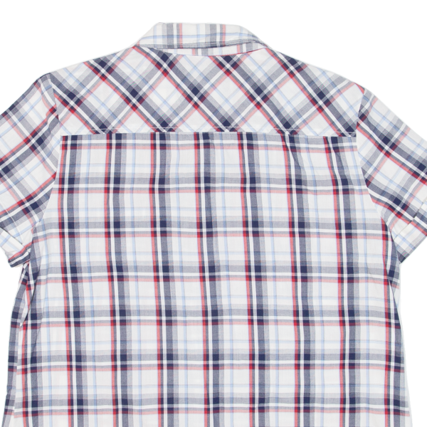 TOMMY HILFIGER Womens Shirt Blue Check L on Sale