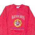 ACME CLOTHING CO. WARNER BROS. Bugs Bunny Daffy Duck Taz Mens Sweatshirt Red 90s L Online Sale