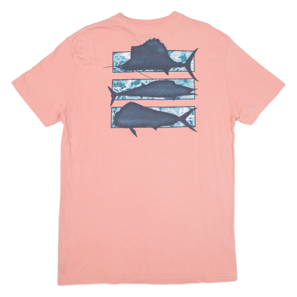 REEL LIFE Mens T-Shirt Pink L Online now