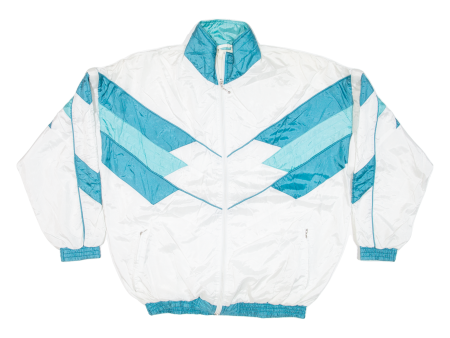 Zip-off Mens Track Jacket White S For Cheap