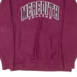 MV SPORTS Meredith College Mens Sweatshirt Maroon USA M Hot on Sale